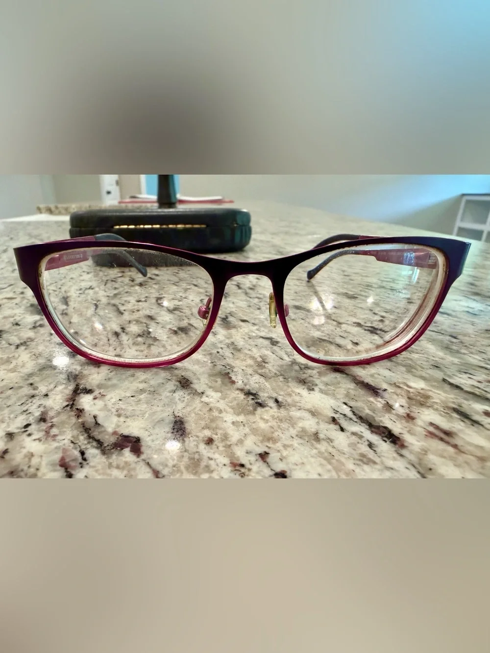 Lucky Brand “Lucky You” Stealie Eyeglasses Frames Purple 51-18-140